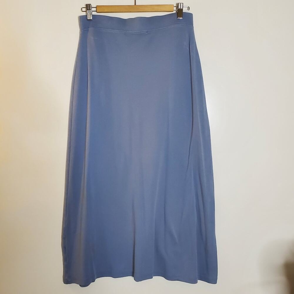 Peruvian Connection light blue Pima cotton maxi skirt  In excellent condition